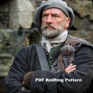 PDF Knitting Pattern, Scottish Highlands Tam, Scottish Bonnet Beret, Hand knit, hand felted