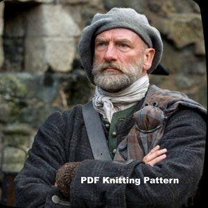 PDF Knitting Pattern, Scottish Highlands Tam, Scottish Bonnet Beret, Hand knit, hand felted image 2