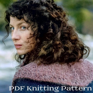Claire&#39;s Hunt Capelet PDF Knitting Pattern Cape Shoulder Wrap, Knitting Pattern Only