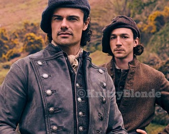 READY to SHIP, Outlander Scottish Tam Bonnet, Muted Brown, Size M, Blood of my Blood