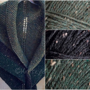 Outlander Shawl, Rent Shawl, Claire Fraser, Triangle Tweed Highlands Wool, Made to Order image 9