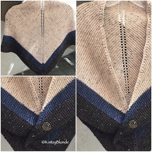 PDF Knitting Pattern Claire's Rent Shawl Outlander-Replica Triangle Shawl image 6