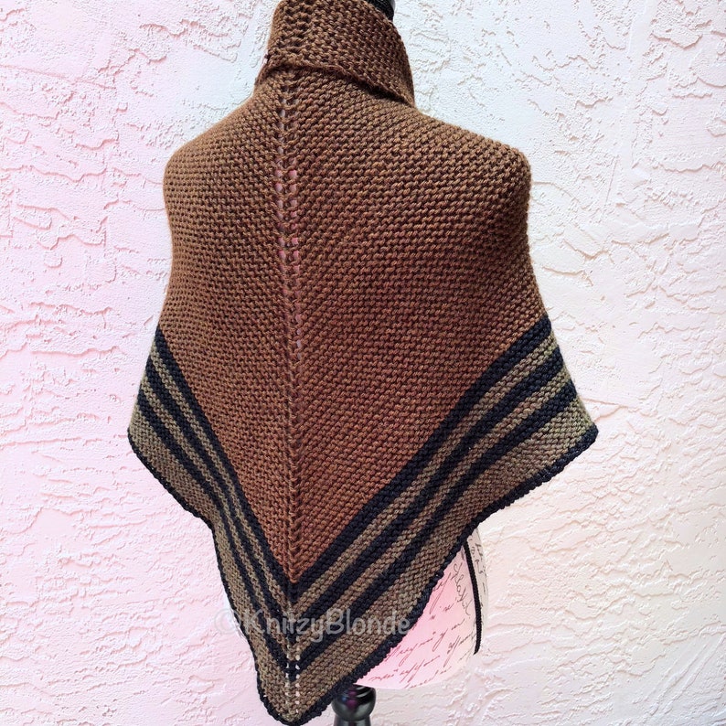 Claire's Carolina Shawl, Outlander Season 4, Drums of Autumn, Triangle Shawl, Wool Blend, Made to Order image 5