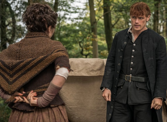 outlander knitted shawl