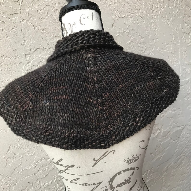 Claire's Hunt Capelet Outlander Hand Knit Luxe Merino image 9