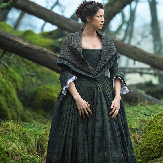 slim fit dress slacks Outlander Claire Fraser Gray Frock Coat X-Large / Gray main image 1