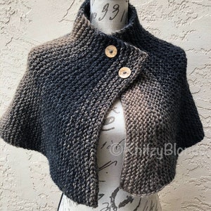 PDF Knitting Pattern Brianna's Capelet Outlander Season 4 Cape, Drums of Autumn image 3