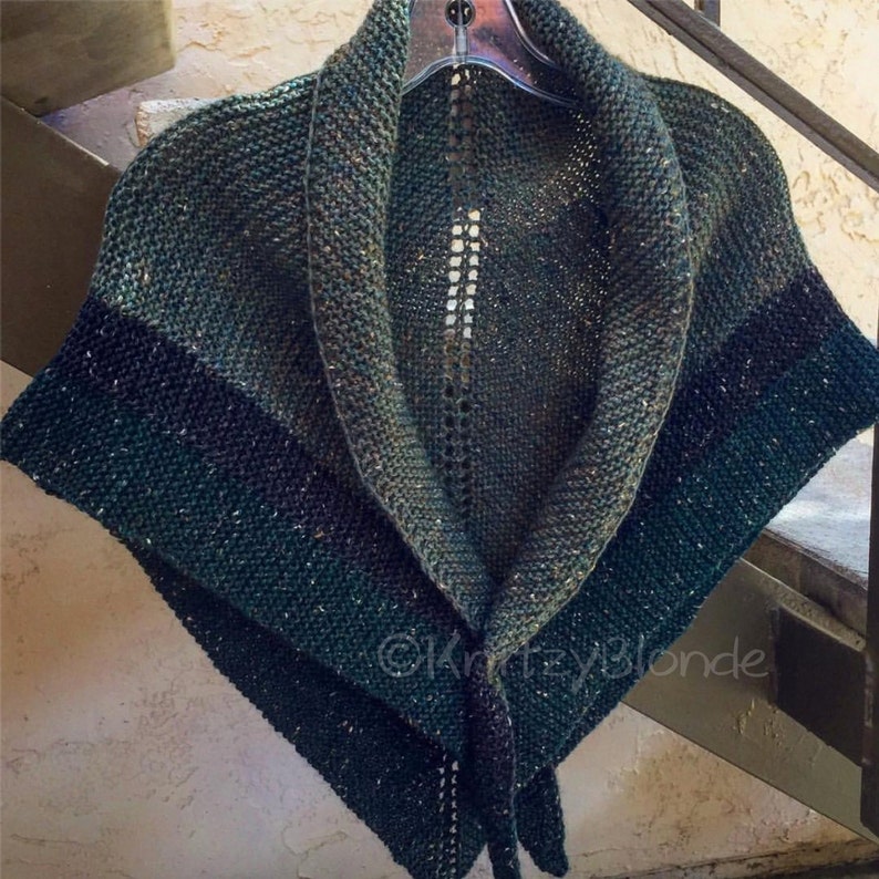 Outlander Shawl, Rent Shawl, Claire Fraser, Triangle Tweed Highlands Wool, Made to Order image 2