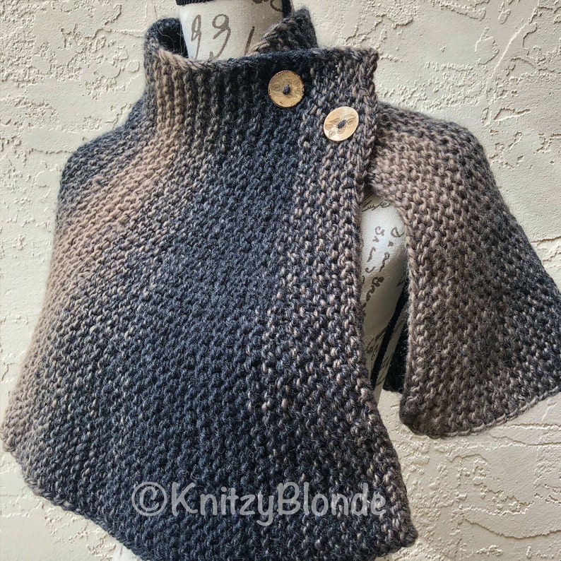PDF Knitting Pattern Brianna's Capelet Outlander Season 4 Cape, Drums of Autumn image 6