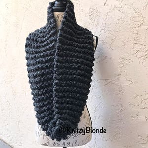 Outlander Claire Cowl Infinity Scarf Chunky Knit 8 Colors image 8