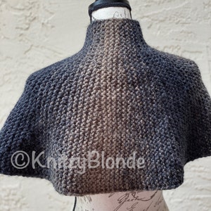 Briannas Capelet Outlander Saison 4 Cape, Tricot personnalisé en 3 choix de couleurs image 3