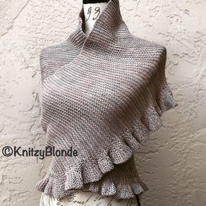 PDF Knitting Pattern Jenny's Shawl Outlander Inspired Ruffle Shawl image 2