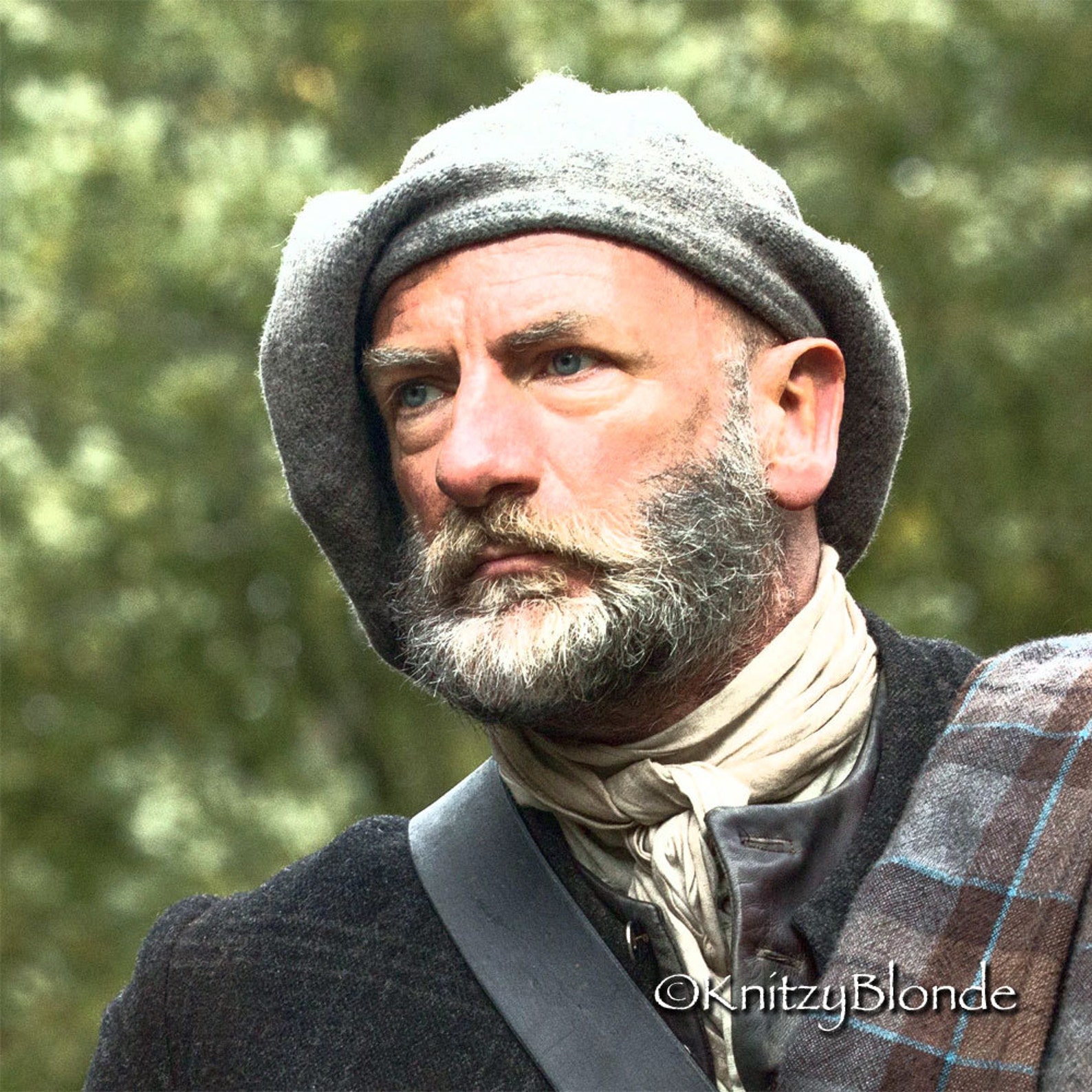 Hand Knit Felted Outlander Dougal Beret Tam Scottish Etsy