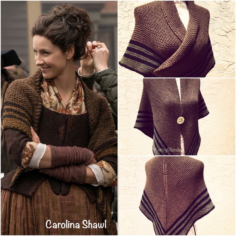 outlander carolina mantón claire fraser tambores de otoño | etsy