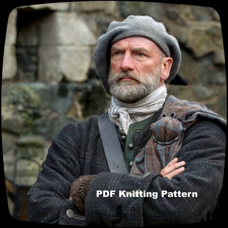 PDF Knitting Pattern Scottish Highlands Tam Scottish Bonnet image 1