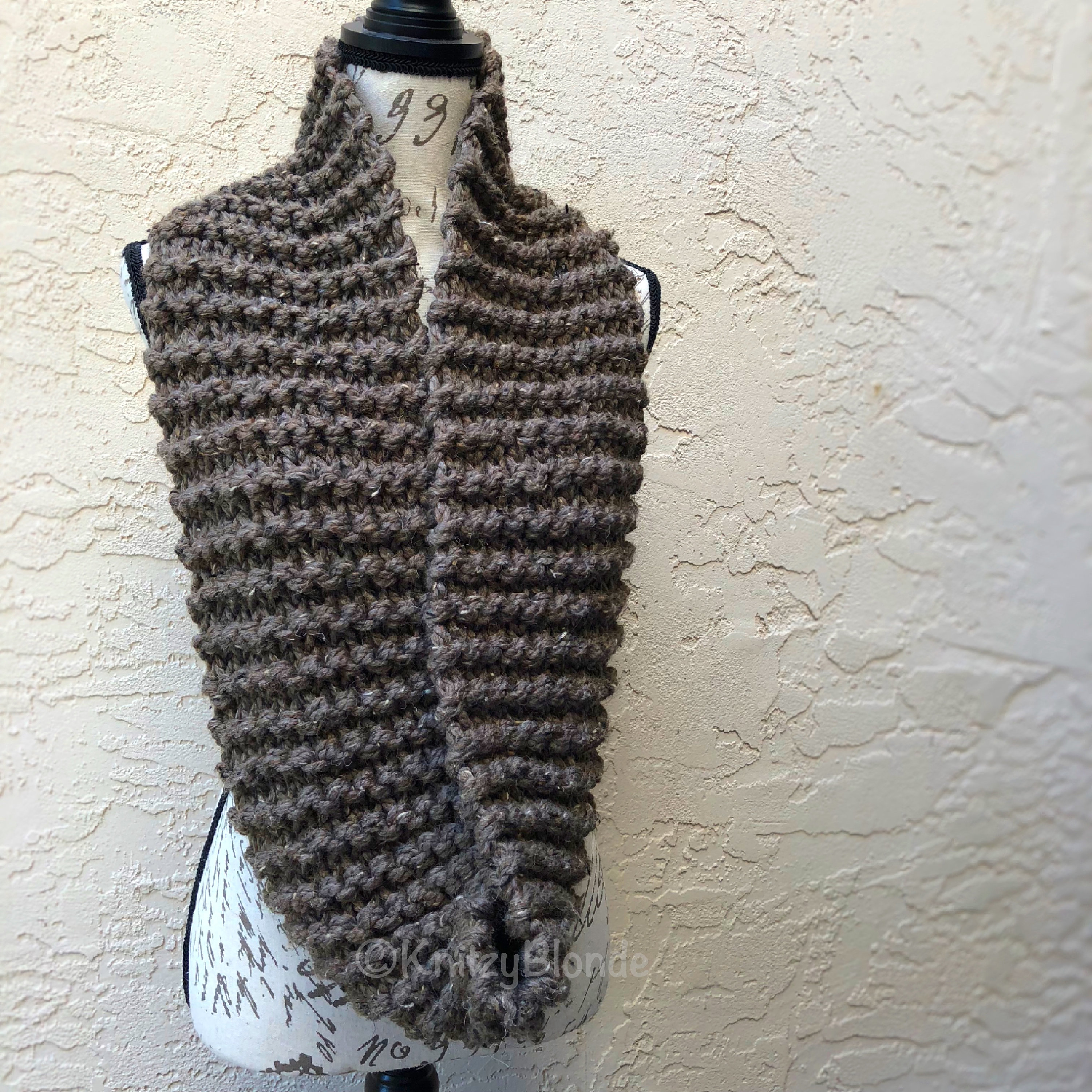 Claire's Cowl Outlander, PDF Knitting Pattern, 2 Patterns