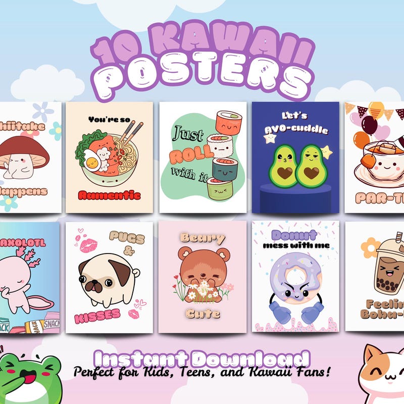 Cute Posters - Etsy UK