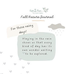 Rainy Day Edition!