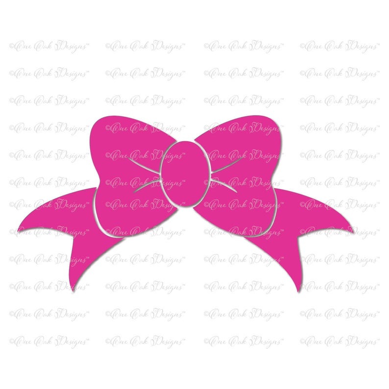 Download Bow SVG File svg / dxf / pdf / png / jpg Files for Cameo | Etsy