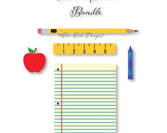 Back to School SVG File PDF / dxf / jpg / png / eps / ai / for Cameo for Cricut Explore & other electronic cutters