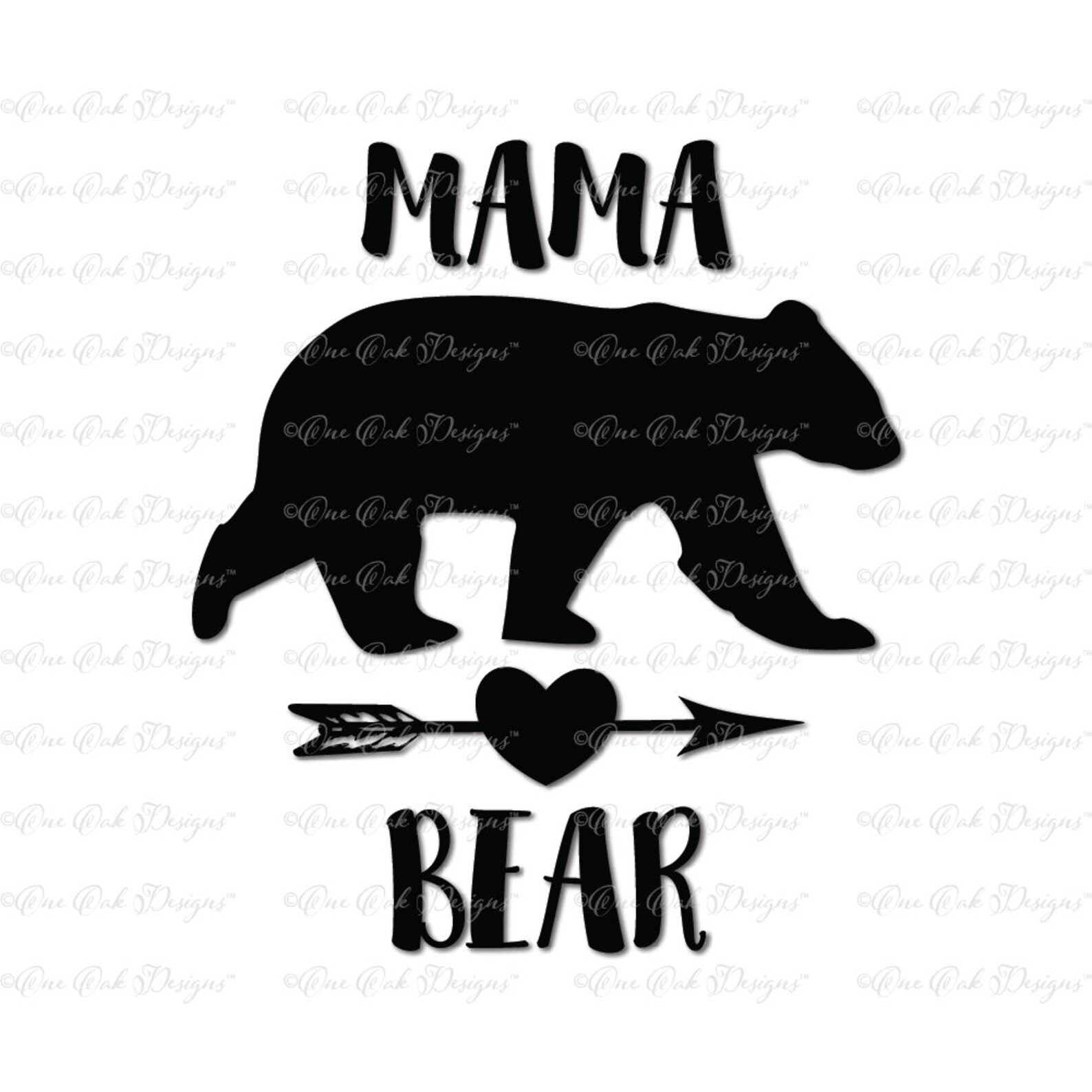 Download Bear Family SVG DXF PNG for Cameo Cricut and other electronic | Etsy