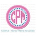 Circle Dot Monogram Frame SVG File Svg / Dxf / Pdf / Png / Jpg for ...