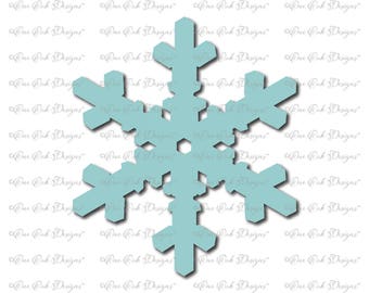 Snowflake SVG File svg / dxf / pdf / jpg / png / for Cameo, Cricut & other electronic cutters