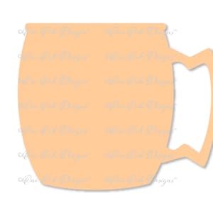 Kupfer-Becher Moskau Mule SVG schneiden Datei Dxf / Pdf / Png / Jpg für Cricut erkunden, Cameo, Scan n Schnitt und anderen Schneidemaschinen