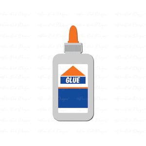 Lijm fles SVG DXF PNG Cut-bestand voor Cameo, Cricut & andere elektronische scharen