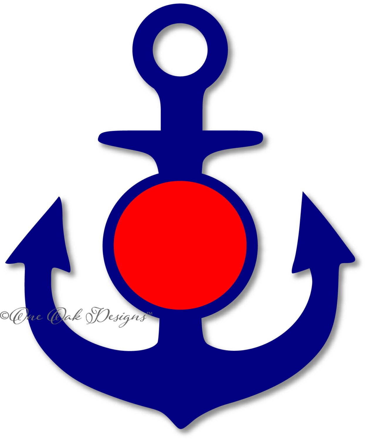 Anchor Circle Monogram SVG DXF Pdf Ap Eps Png Jpg SVG Etsy