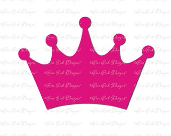 Crown SVG DXF PNG for Silhouette Cameo Cricut & other electronic cutters