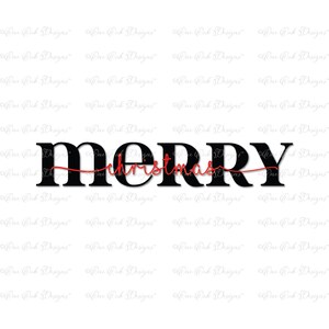 Merry Christmas SVG DXF png Cut File for Cricut Cameo & other electronic cutting machines