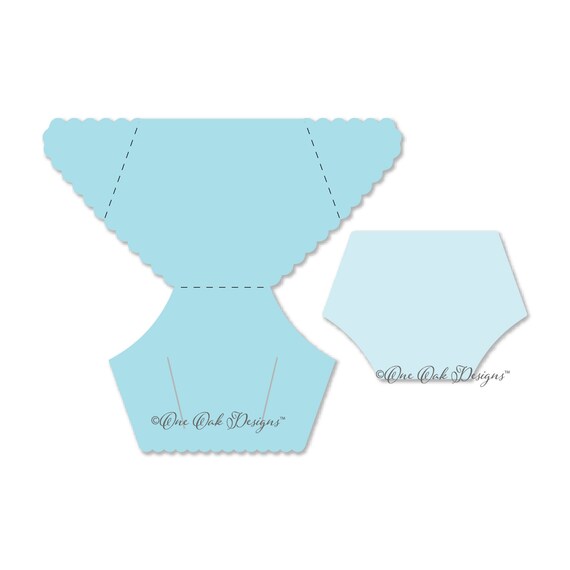 Diaper Card Template SVG File PDF Dxf Jpg Png Eps Ai Etsy