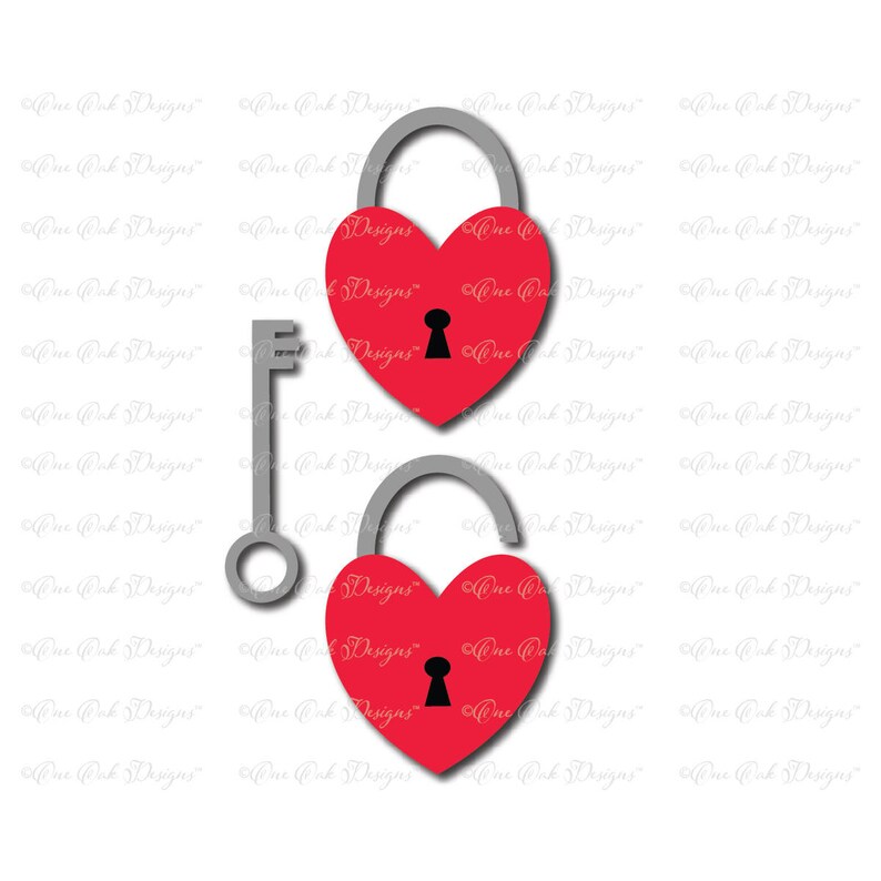 Download Heart Padlock Lock & Key svg dxf png pdf jpg for Cricut ...
