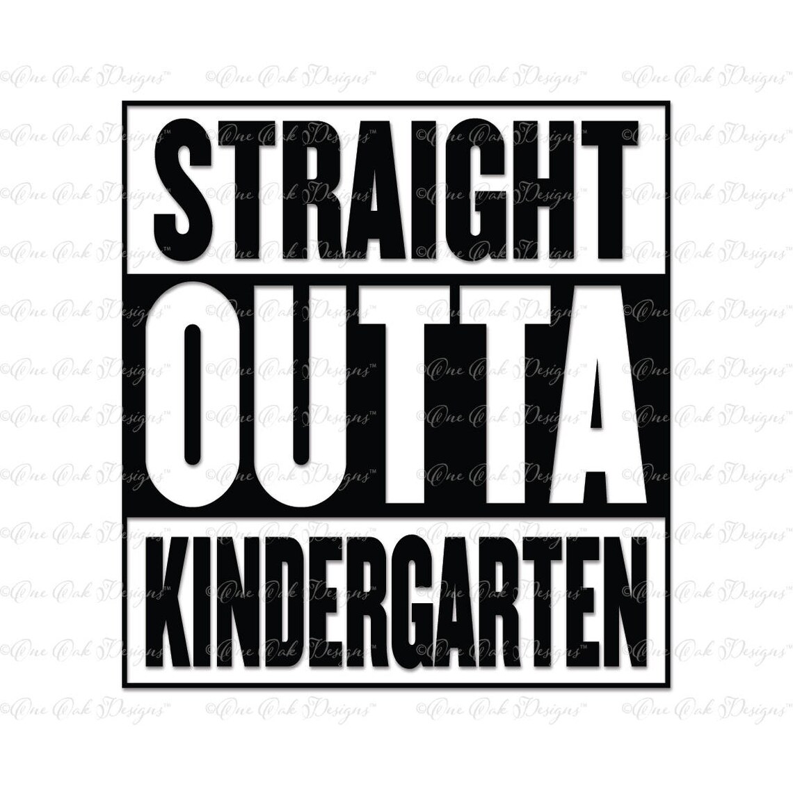 Download Straight Outta Kindergarten SVG File Vector dxf pdf jpg ...