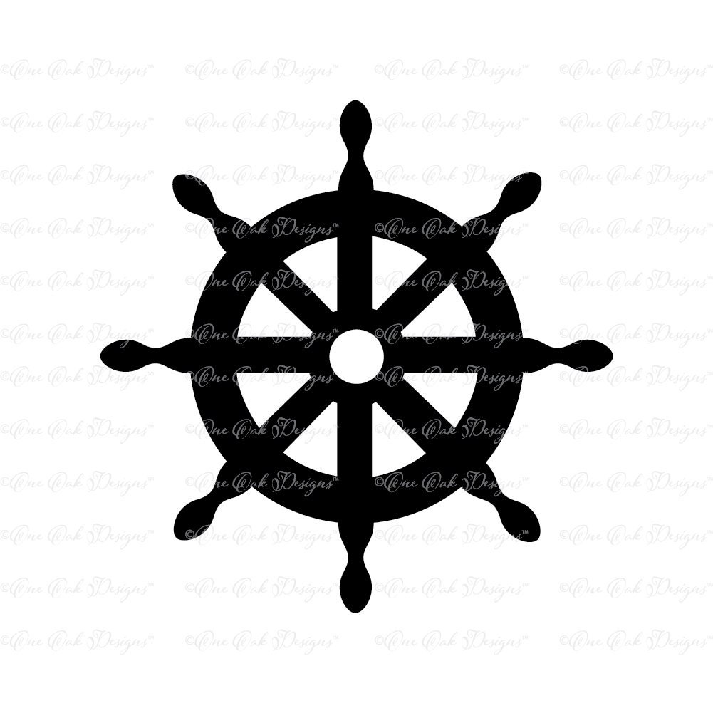 Download Ship Wheel Helm SVG DXF PNG for Cameo Cricut & other | Etsy