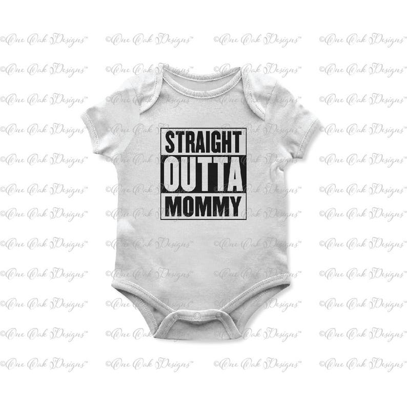 Download Straight Outta Mommy SVG DXF PNG for Cricut Cameo and ...