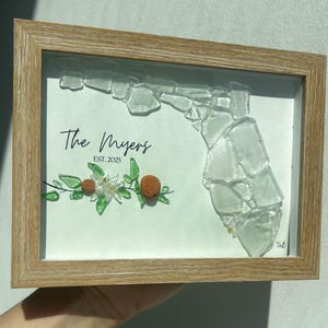 Beach glass wedding gift | custom state