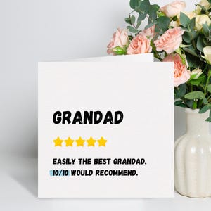 Tarjeta de cumpleaños para abuelo, feliz cumpleaños abuelo, regalo de cumpleaños para abuelo, tarjeta de cumpleaños para abuelo, tarjeta de cumpleaños personalizada para abuelo, divertida