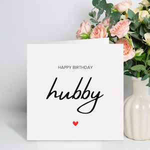 Carte de joyeux anniversaire mari, carte d'anniversaire de mari, cadeau d'anniversaire de mari, à mon mari, carte d'anniversaire pour lui, carte d'anniversaire de mari