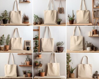 Shopping Bag Mockup Bundle Canvas Tote Mockup Tote Bag Mockup Eco Tote Mockup Tote Mock Up Bundle Tote Model Mockup Product Display