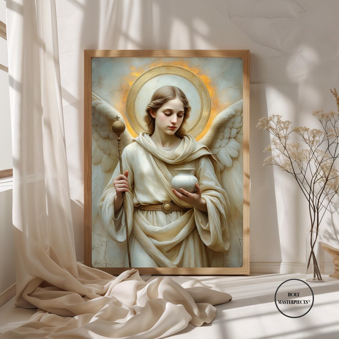 Saint Raphael Archangel Print | Christian Healing Art (digital Download ...