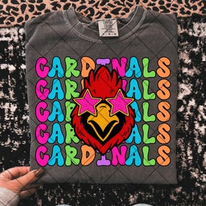 Preppy cardinals png cardinals sunglasses png cardinals school mascot png colorful cardinals png game day png game day football png school
