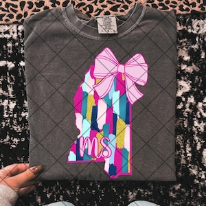Ms preppy coquette brush strokes png Mississippi png girly ms png Mississippi state digital ms png ms shirt png pink Mississippi shirt png