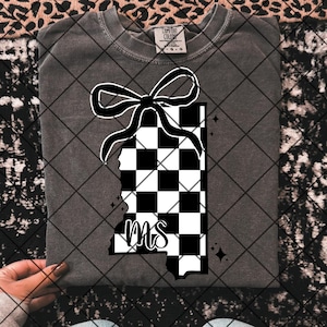Ms checkered png Mississippi png checkered png Mississippi state digital ms png ms shirt png retro Mississippi shirt png trendy png retro ch