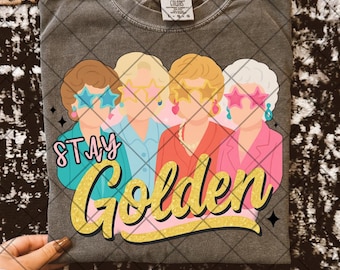 Preppy old women png grunge png the girls png golden shirt png funny golden shirt png women png old women png preppy golden png trendy women