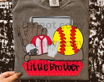 Softbollbror png softboll digital nedladdning png softboll lillebror softbollbåge png softbollbror png skjorta png softbollbror shir