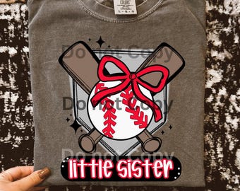 Baseball sister png baseball digital download baseball little sister png baseball sis baseball hat png girl baseball png baseball shirt png