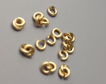 20 Stück 4mm 20 Gauge 14K Gold Fill offene Binderinge (OGF104)