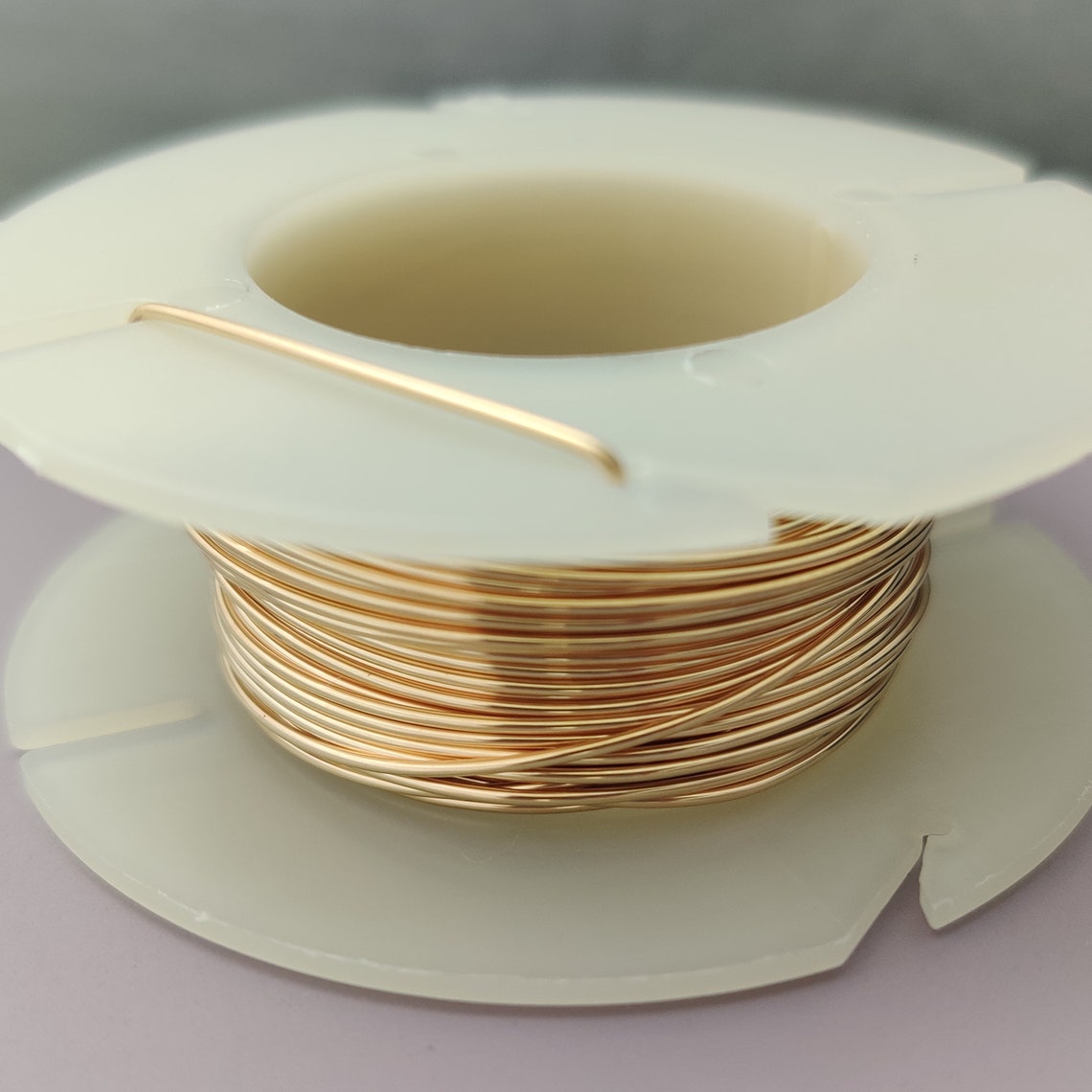 14K Gold filled wire in spool various thickness and length Etsy